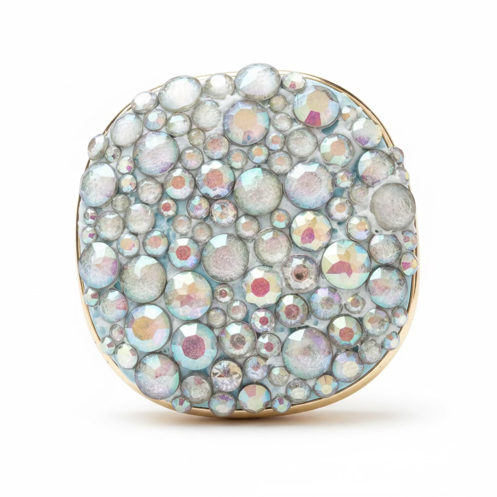 Hand made bedazzled mirror